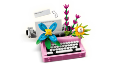 Typewriter with Flowers