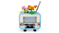 Record Player with Flowers