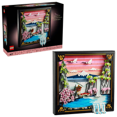 Japanese Cherry Blossom Landscape