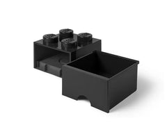 LEGO® 4-Stud Black Storage Brick Drawer