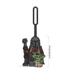 The Mandalorian™ with Grogu™ Bag Tag