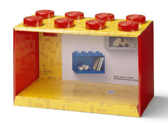 8-Stud Brick Shelf – Bright Red