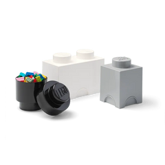 Storage Brick Multi-Pack 3 Pcs Black/Gray/White Pull Top