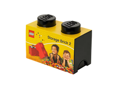 2-Stud Storage Brick – Black
