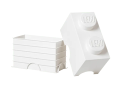 2-Stud Storage Brick – White