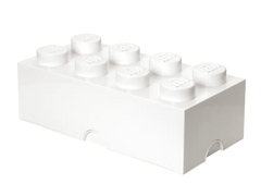 8-Stud Storage Brick – White