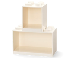 Brick Shelf Set – White