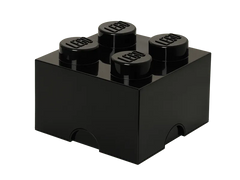 4-Stud Storage Brick – Black