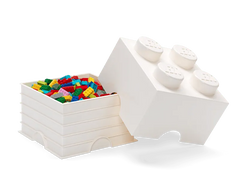 4-Stud Storage Brick – White