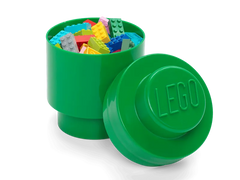 1-Stud Round Storage Brick – Green