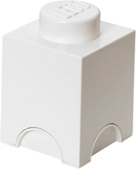 Storage Brick 1-Stud – White