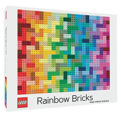 Rainbow Bricks 1,000-Piece Puzzle