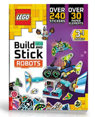 Build and Stick: Robots Book
