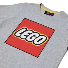 Kids' Short Sleeve Logo T-Shirt – Gray Mélange