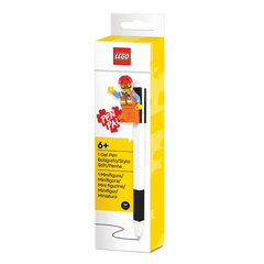 Pen Pal Gel Pen with Minifigure – Black