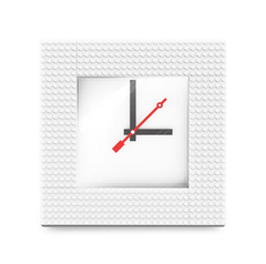 Wall Clock MOC (My Own Creation) – White