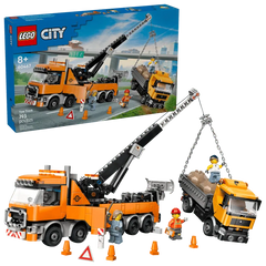 Heavy-Duty Recovery Tow Truck with Crane