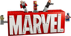 MARVEL Logo & Minifigures