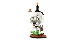 Halloween Skull Candle