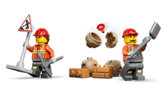 Yellow Backhoe Loader