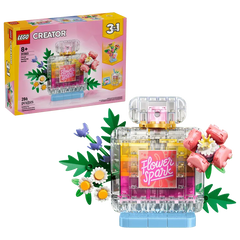 Floral Decor Perfume Bottle