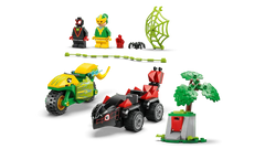 Spin and Electro Dinosaur Vehicle Chase