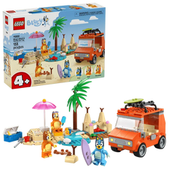 Bluey's Beach & Family Car Trip