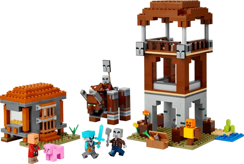 The Pillager Outpost and Ravager