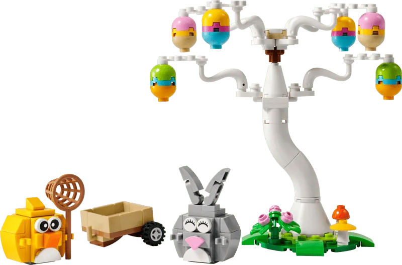 Easter Bunny and Chick Egg Hunt