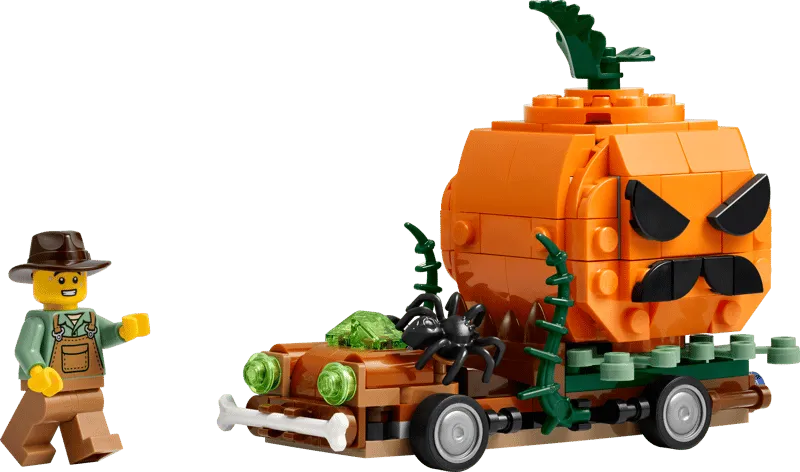Jack-O'-Lantern Pickup Truck