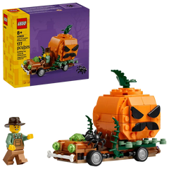 Jack-O'-Lantern Pickup Truck