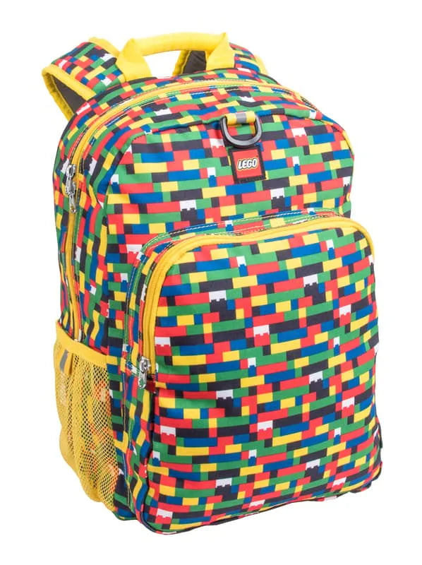 LEGO® Red/Blue Brick Print Eco Heritage Backpack