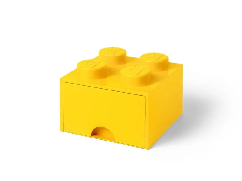 LEGO® 4-stud Bright Yellow Storage Brick Drawer