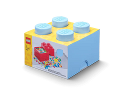 4-Stud Storage Brick – Light Blue