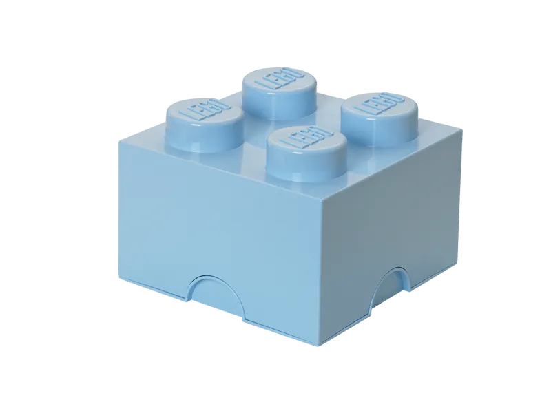 4-Stud Storage Brick – Light Blue