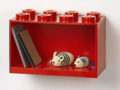 8-Stud Brick Shelf – Bright Red