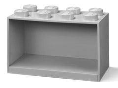 8-Stud Brick Shelf – Gray