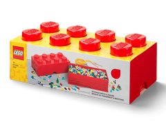 8-Stud Storage Brick – Red