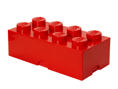 8-Stud Storage Brick – Red