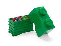 2-Stud Storage Brick – Green