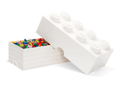8-Stud Storage Brick – White