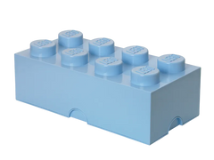 8-Stud Storage Brick – Light Blue