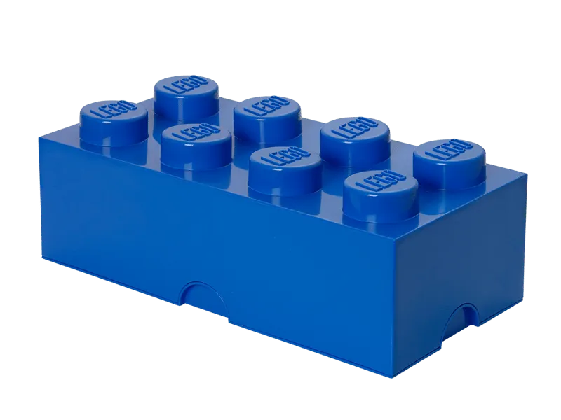 8-Stud Storage Brick – Blue