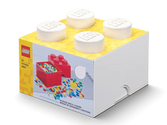4-Stud Storage Brick – White