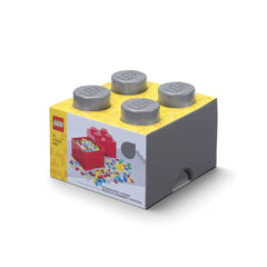 4-Stud Storage Brick – Dark Gray
