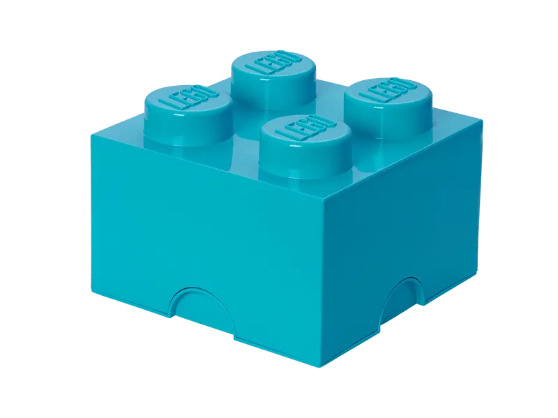4-Stud Storage Brick – Azure Blue