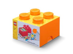 4-Stud Storage Brick – Orange