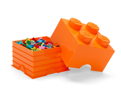 4-Stud Storage Brick – Orange