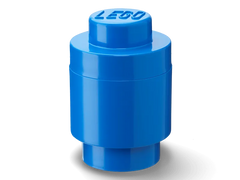 1-Stud Round Storage Brick – Blue