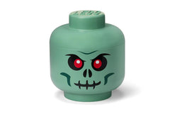 Large Skeleton Storage Head – Green